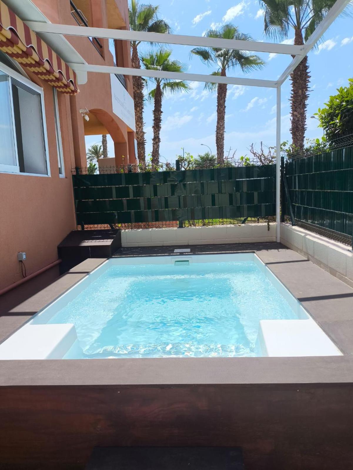 Bajo De Diseno, Piscina Privada Climatiza, 150M De La Playa Apartment Vera Exterior photo